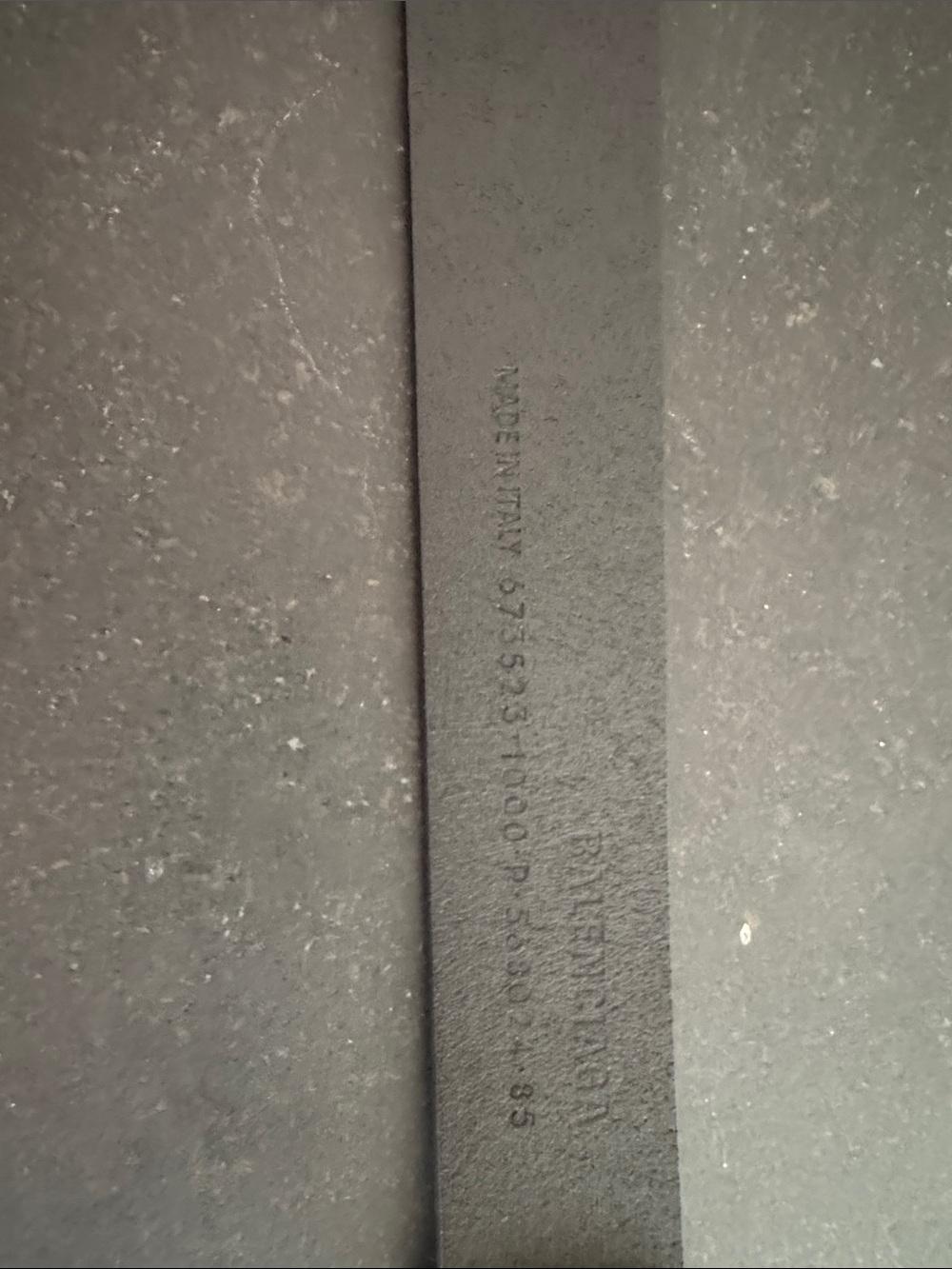 Balenciaga Black Leather Belt with Gold Double B Buckle, Excellent Condition, 85 - Picture 4 of 4
